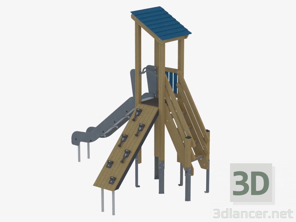 3D Modell Kinderspielanlage (K1110) - Vorschau