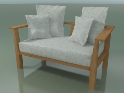 Outdoor armchair for two, teak InOut (02)