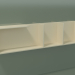 modello 3D Mensola orizzontale (90U19008, Bone C39, L 96, P 12, H 24 cm) - anteprima