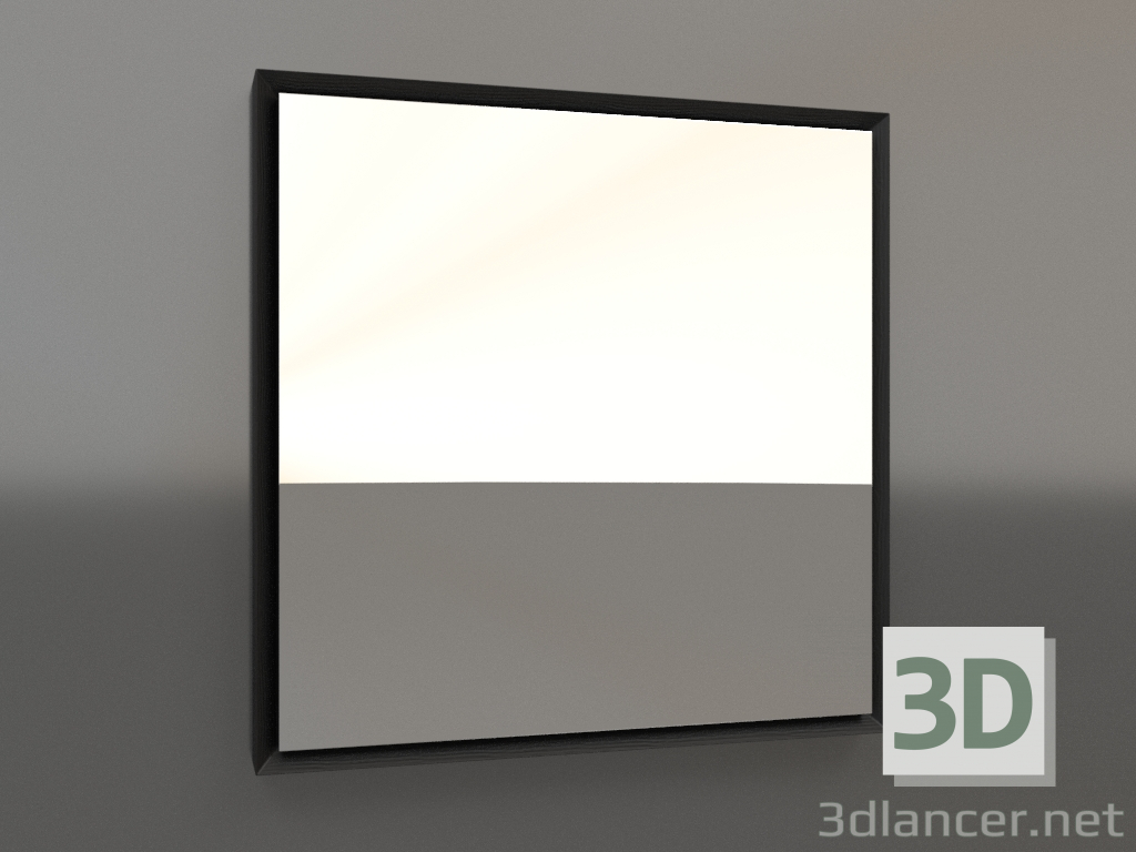 modello 3D Specchio ZL 21 (600x600, legno nero) - anteprima