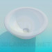 3d model Round wash basin - preview