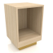 3d model Bedside table without door TM 04 (400x400x600, wood white) - preview