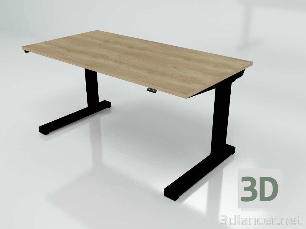 modello 3D Tavolo da lavoro Compact Drive CDR62 (1200x600) - anteprima