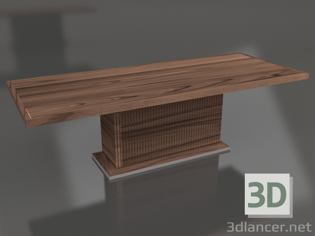 3D Modell Esstisch Voller Tisch rechteckig 250 - Vorschau