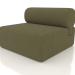 3D Modell Modulares Sofa aus Eiche (Abschnitt 1.1) - Vorschau