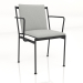3d model Chair with metal armrests - preview