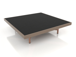 Square coffee table (Bronze, DEKTON Domoos)