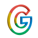 3d Google multicolor symbol model buy - render