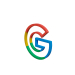 3d Google multicolor symbol model buy - render