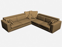 Distancia angular de sofá