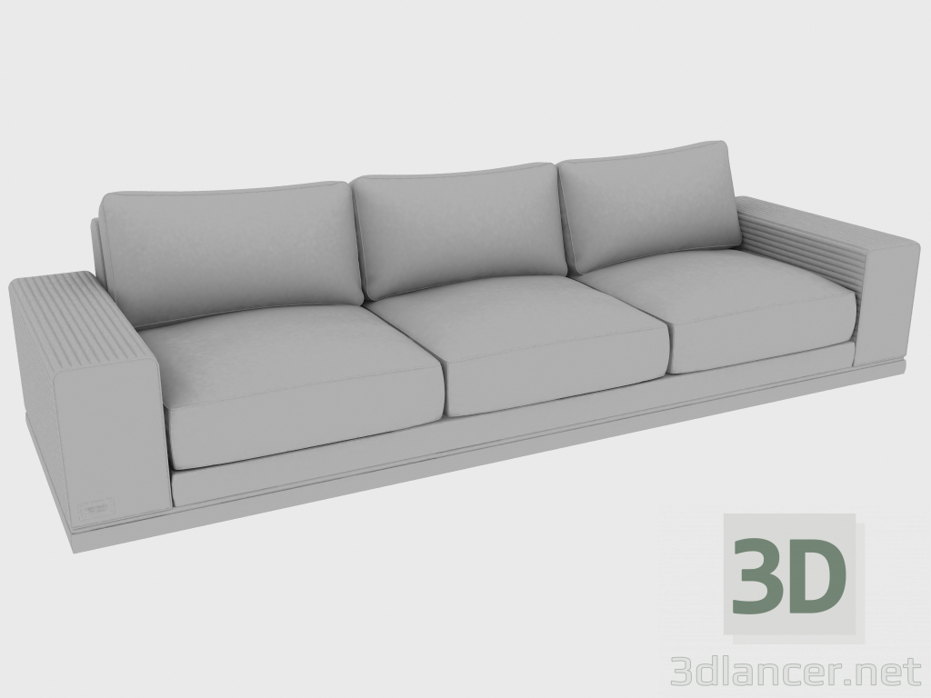 modèle 3D Canapé COHEN SOFA (330X105XH75) - preview