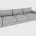 3D Modell Sofa COHEN SOFA (330X105XH75) - Vorschau