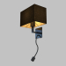 3D Modell Wandlampe (14202A schwarz) - Vorschau