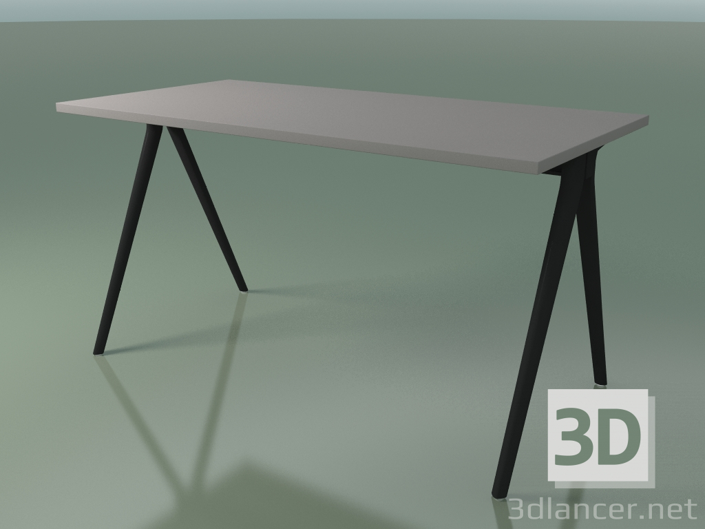 3D Modell Rechteckiger Tisch 5407 (H 74 - 69 x 139 cm, Laminat Fenix F04, V44) - Vorschau