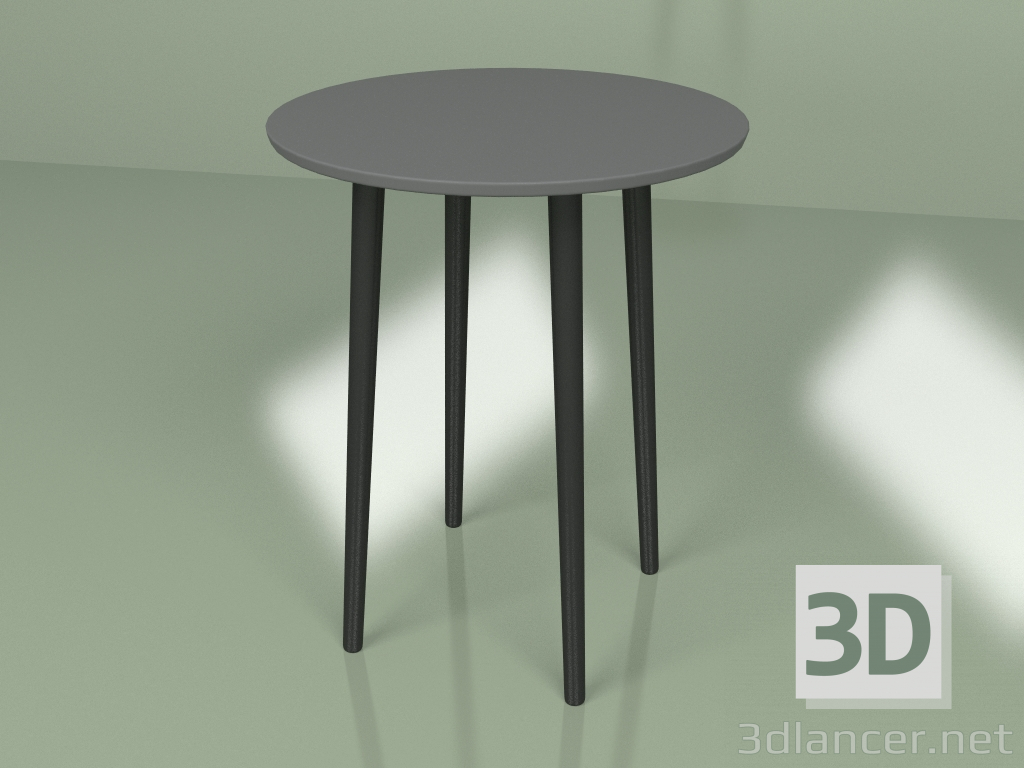modello 3D Mini tavolo Sputnik (grigio scuro) - anteprima