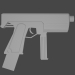 3d model Pistol Alex LOW POLY - preview
