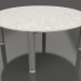 modello 3D Tavolino P 90 (Grigio quarzo, DEKTON Sirocco) - anteprima