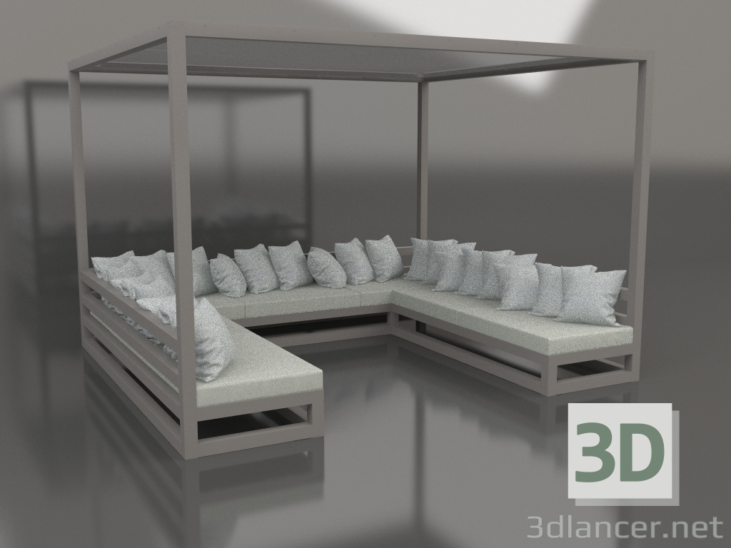 3D Modell Sofa (Quarzgrau) - Vorschau