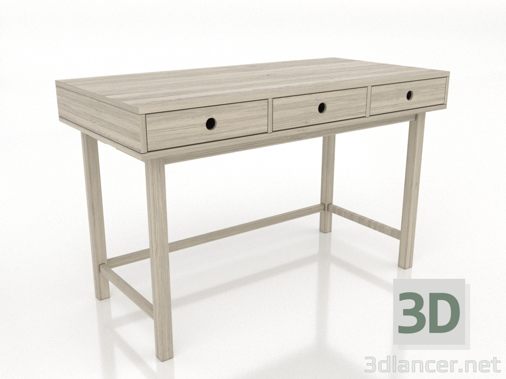 3d модель Стол письменный 1 1200 Х 600 мм (освещенный дуб) – превью 3d модель Стол письменный 1 1200 Х 600 мм (освещенный дуб) – превью