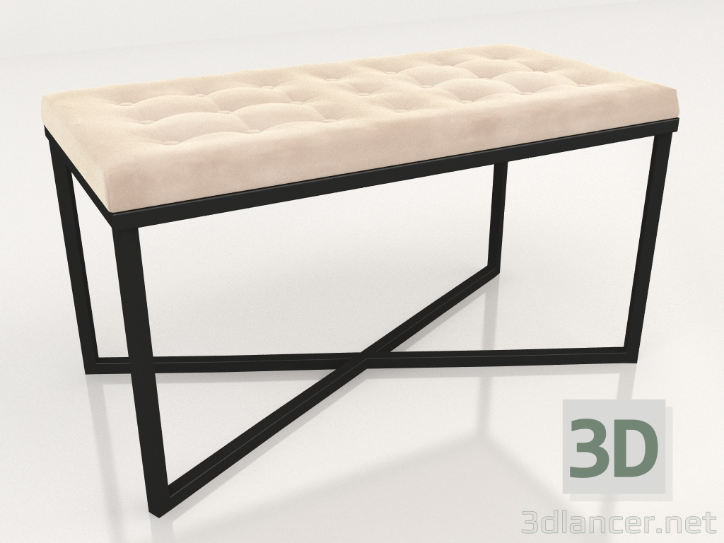 modello 3D Pouf FM06-BK00SW00 - anteprima