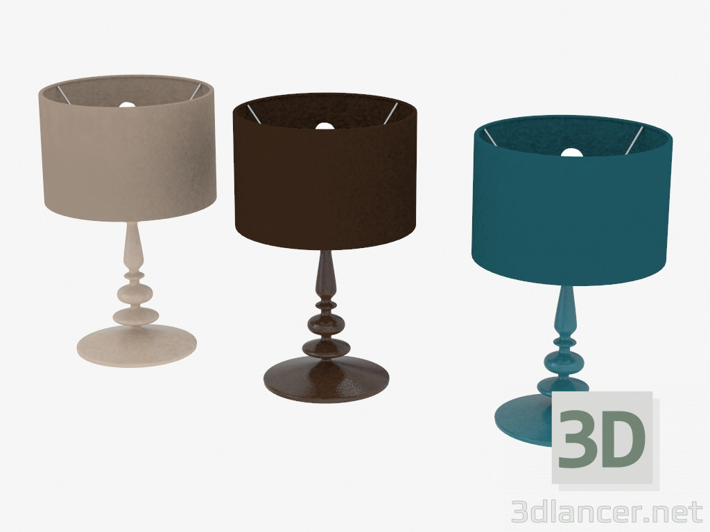 3D modeli Masa lambası La Nezh - önizleme