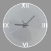 3d model Wall clock with illumination and Roman numerals - preview