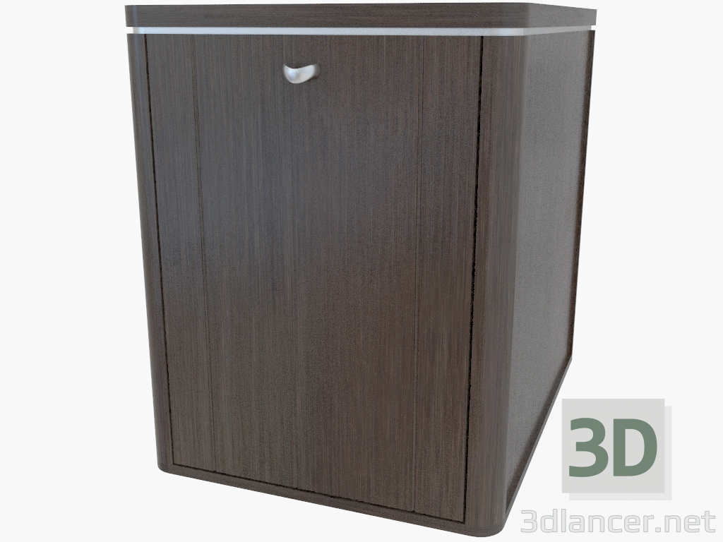 3d model Chest of drawers with a blind door (461-33) - preview