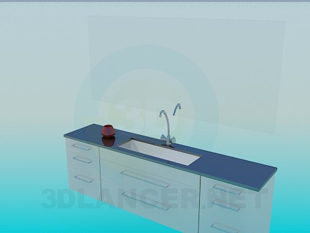 3d model Washbasin - preview 3d model Washbasin - preview