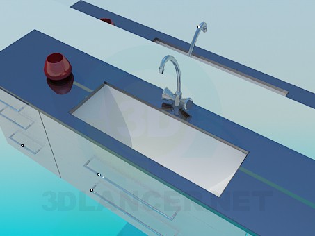 3d model Washbasin - preview 3d model Washbasin - preview