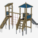 3d модель Детский игровой комплекс (К1202) – превью