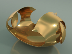 Vase Onda (Gold)