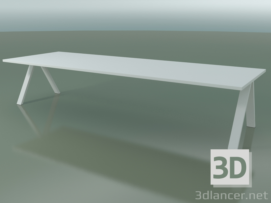 3D Modell Tisch mit Standardarbeitsplatte 5002 (H 74 - 360 x 120 cm, F01, Zusammensetzung 2) - Vorschau