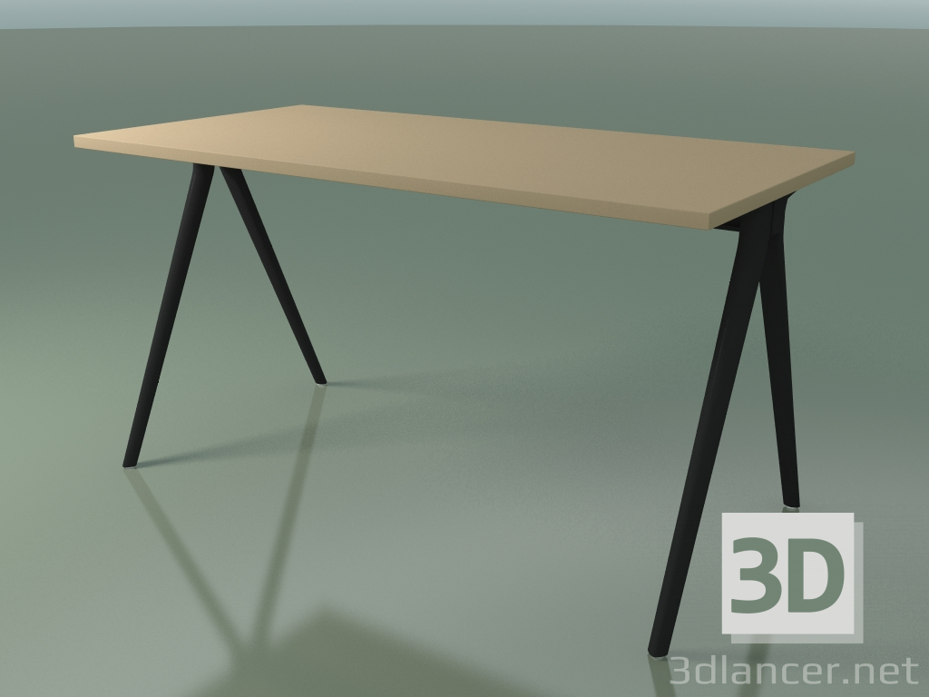 3D Modell Rechteckiger Tisch 5407 (H 74 - 69 x 139 cm, Laminat Fenix F03, V44) - Vorschau