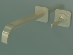 Single lever basin mixer for concealed installation wall-mounted (36106990, Polished Gold Optic)