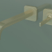 modello 3D Miscelatore monocomando lavabo ad incasso a parete (36106990, Ottica Oro Lucido) - anteprima