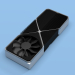 3d Nvidia Geforce RTX 3090 Graphics Card model buy - render