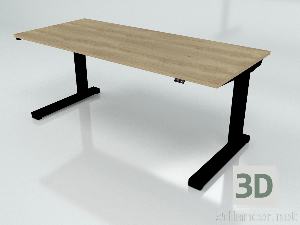 modèle 3D Table de travail Compact Drive CDR64 (1400x600) - preview