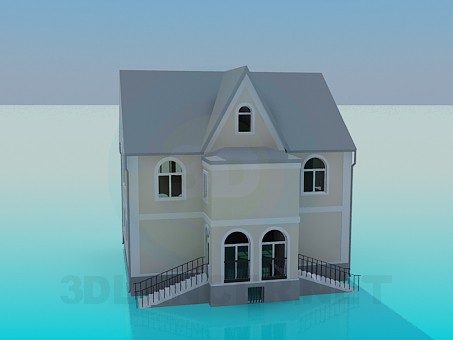3d модель Будинок – превью 3d модель Будинок – превью