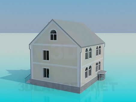 3d модель Будинок – превью 3d модель Будинок – превью