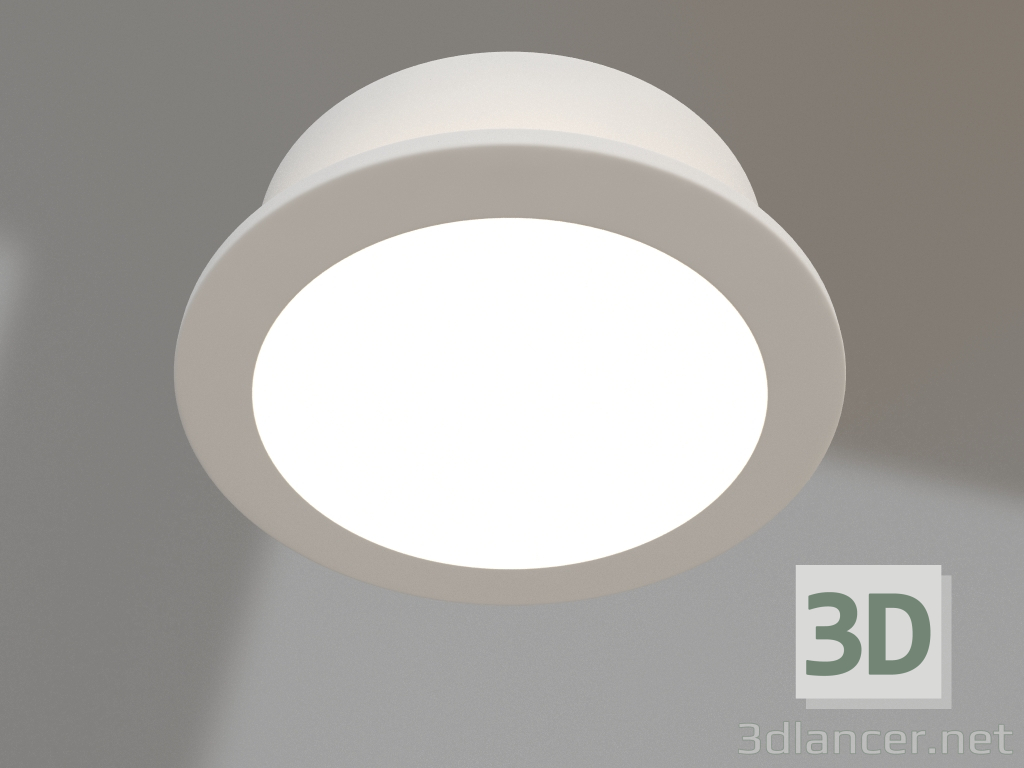 3d model Lámpara LED LTM-R70WH-Frost 4.5W Blanco 110deg - vista previa
