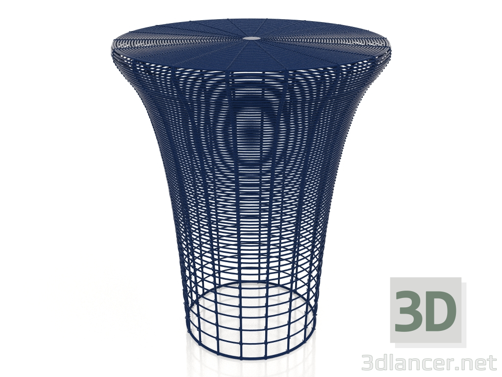 modello 3D Sgabello alto (Blu notte) - anteprima