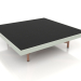 modello 3D Tavolino quadrato (Grigio cemento, DEKTON Domoos) - anteprima