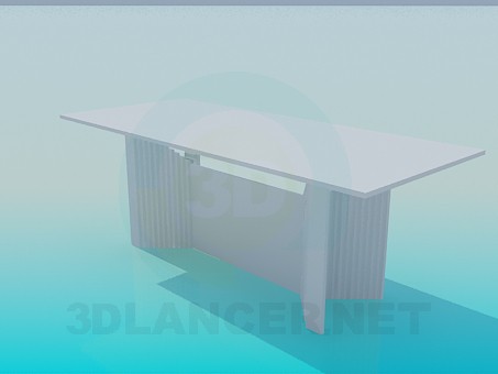 3d модель Великий стіл – превью 3d модель Великий стіл – превью