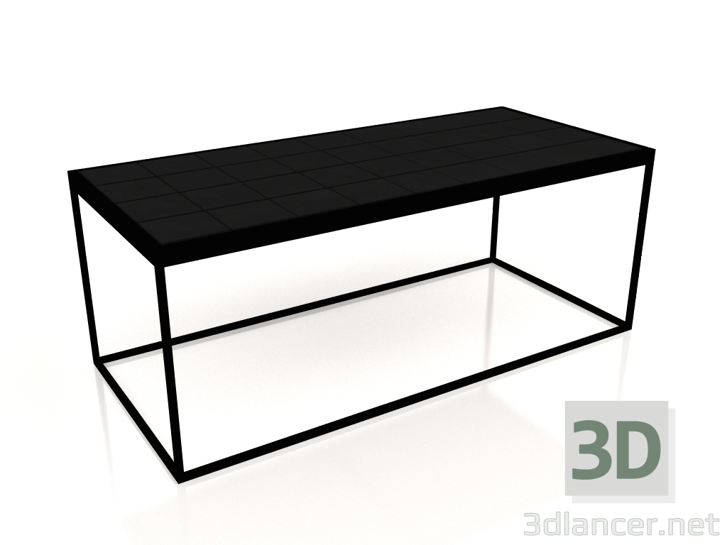 3d model Coffee table Glazed (Black) - preview