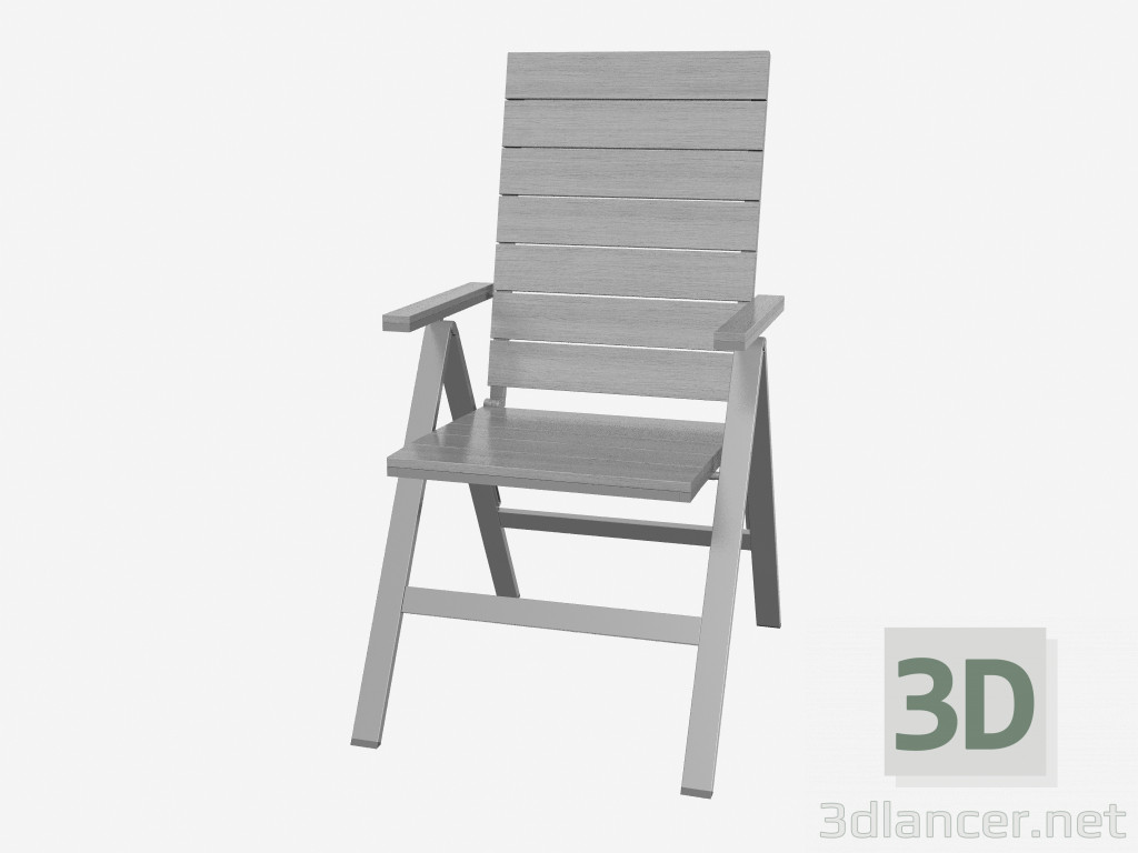 3D modeli Katlanır sandalye (parlak) - önizleme