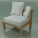 3d модель Крісло без підлокітників, вуличне, з натурального тика InOut (06) – превью