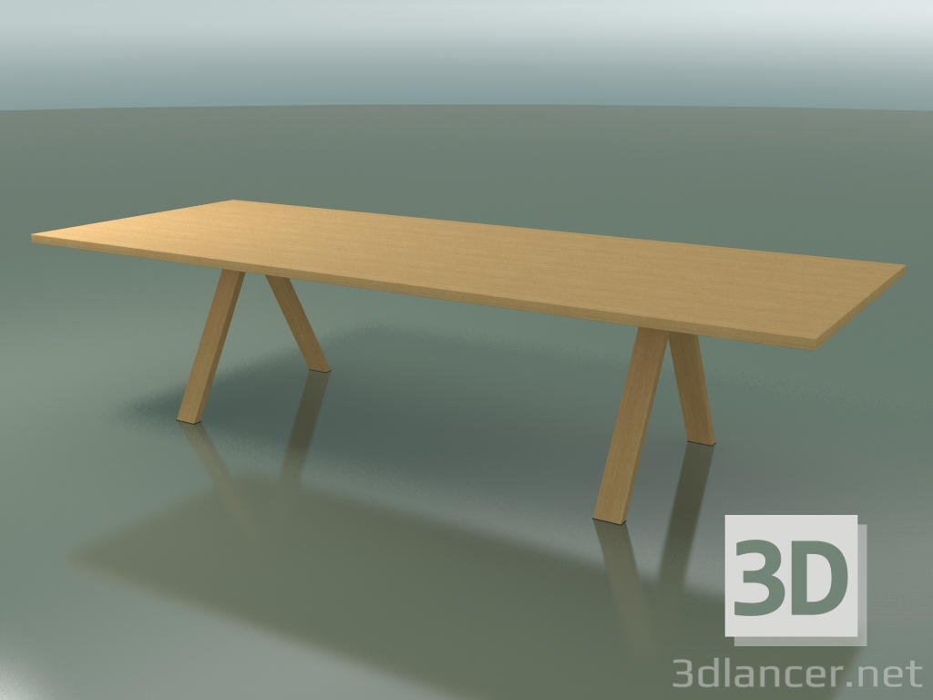 modèle 3D Table avec plan de travail standard 5003 (H 74 - 320 x 120 cm, chêne naturel, composition 1) - preview
