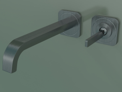 Misturador monocomando de lavatório para instalação embutida na parede (36106340, Cromo Preto Escova