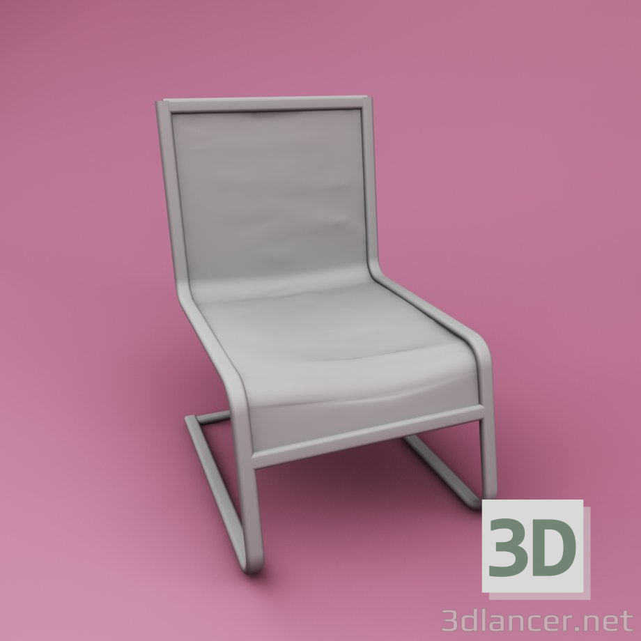 3d модель 20 стул – превью