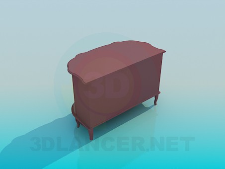 3d модель Подставка под ТВ – превью 3d модель Подставка под ТВ – превью